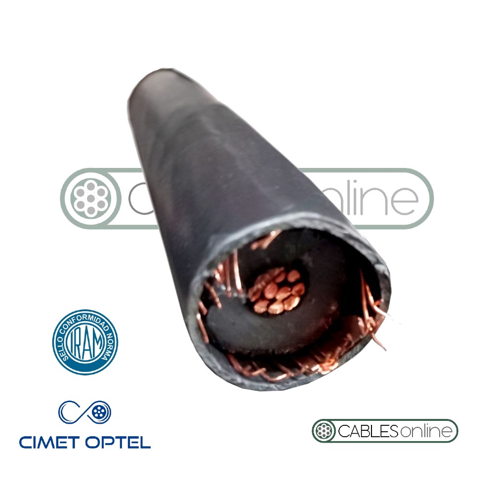 Cable Media Tensión 1x35 mm² 13,2 kV XLPE Cobre Cimet Termolite Norma IRAM 2178