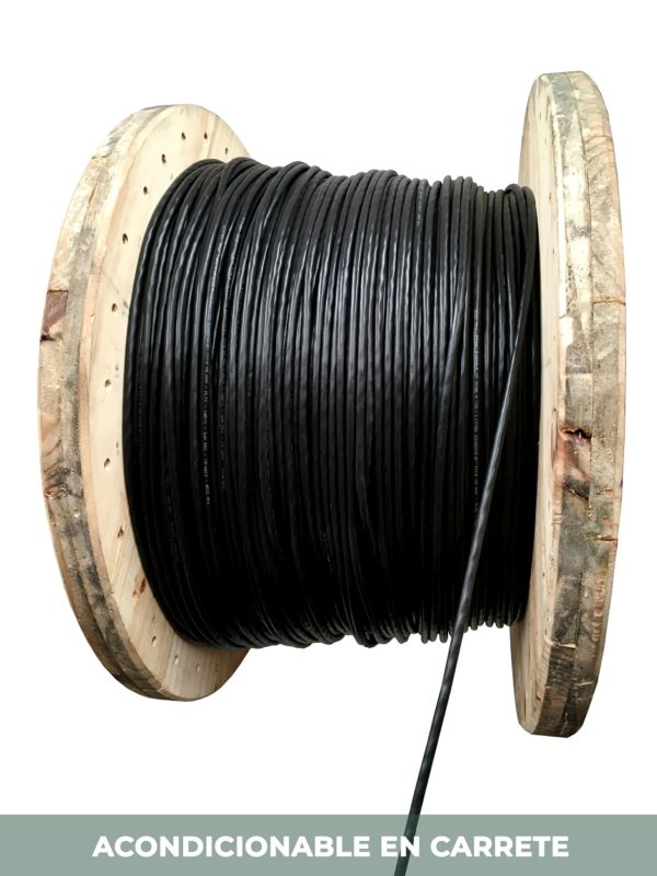 carrete cable negro instrumentacion industrial